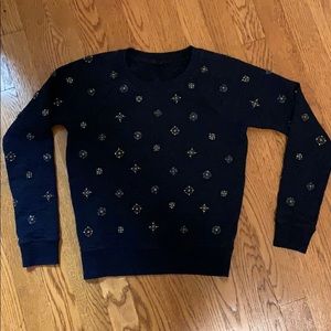J.Crew embroidery sweatshirt